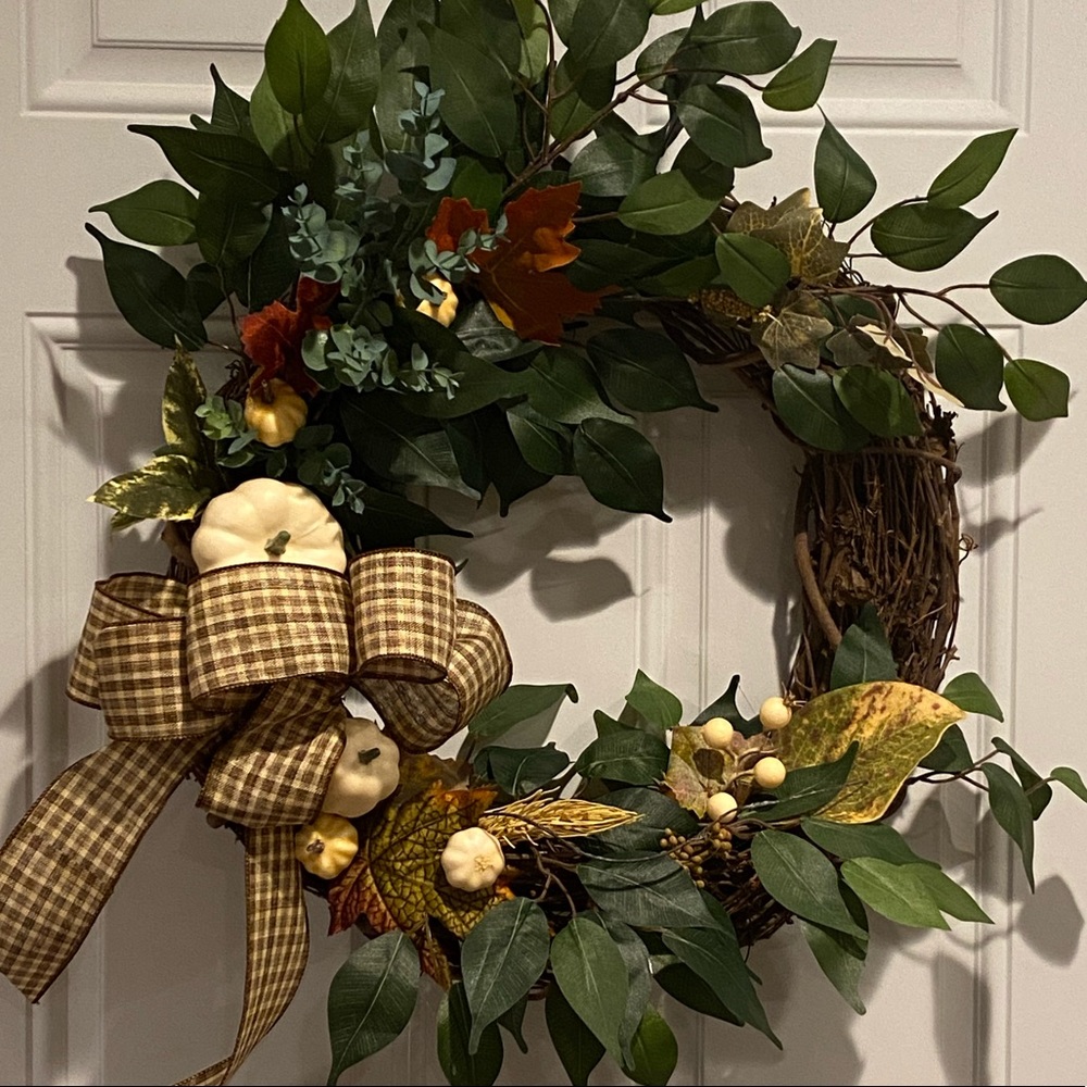 Fall Grapevine Wreath 18”
